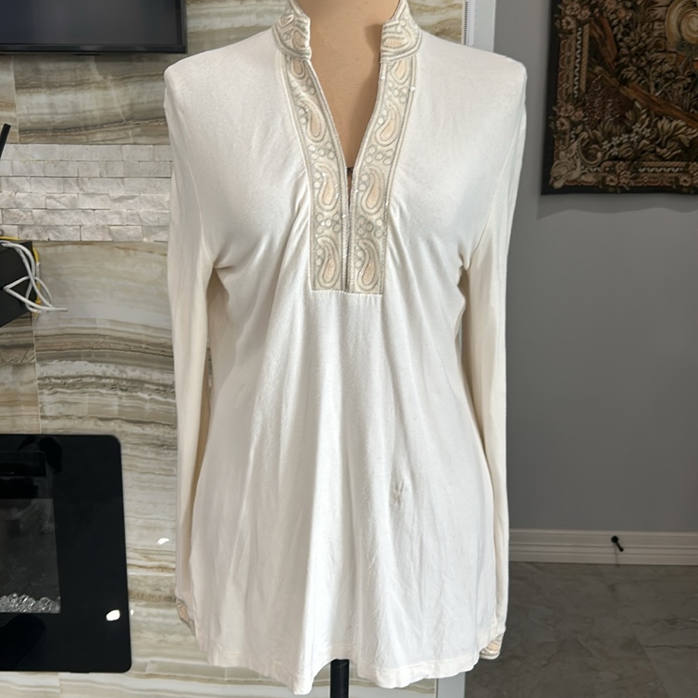 Talbots‎ Sequence Embroidered Top. Size S - Picture 3 of 11